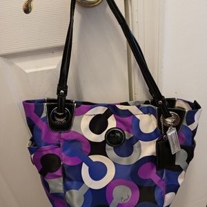 Multi Color Coach Purse